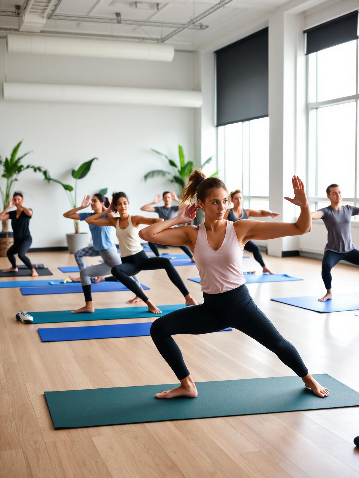 Corporate yoga groepssessie